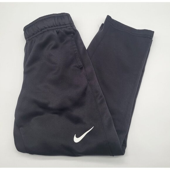 NIKE Boys SZ XS Therma-FIt Black Performance Track Pants Pull On Athletic - Picture 1 of 10